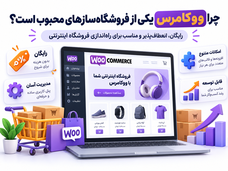 چرا ووکامرس یکی از فروشگاه‌سازهای محبوب است؟